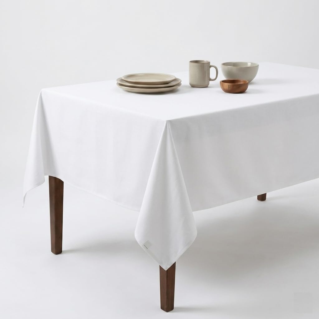 Linen Rectangular Tablecloth for Dining Tables