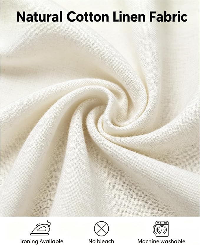 Waterproof Textured Tablecloth with Tassel Trim - Image 2