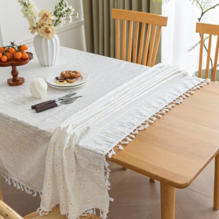Waterproof Floral Printed Rectangular Tablecloth